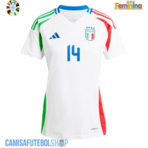Camisa de time de futebol Itália Federico Chiesa #14 Replicas 2º Equipamento Feminina Europeu 2024 Manga Curta